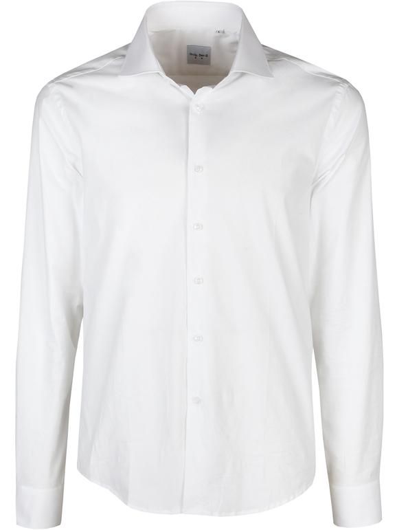 White cotton shirt regular fit
