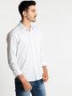 White long-sleeved shirt classic fit