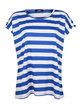 Wide horizontal striped T-shirt
