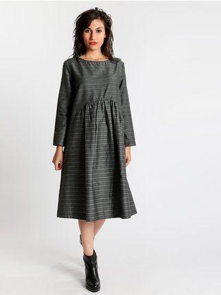 Wide patterned dress
