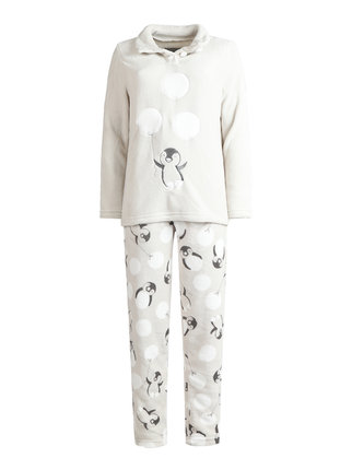Winterpyjama aus Fleece für Damen