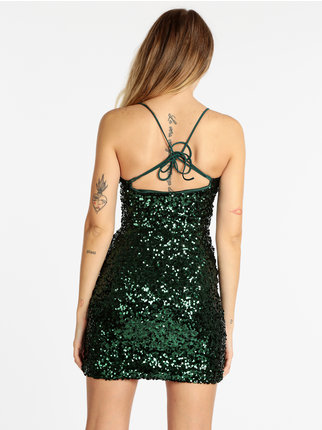 Woman dress with sequins