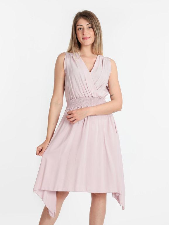 Woman dress with V-neck