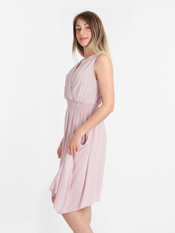Woman dress with V-neck