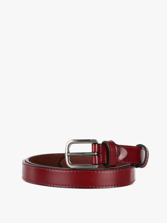 Woman leather belt
