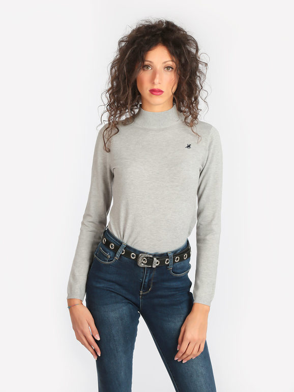 Woman turtleneck sweater