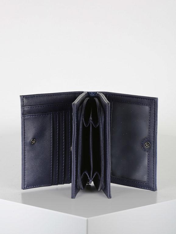 Woman wallet with 3 compartments