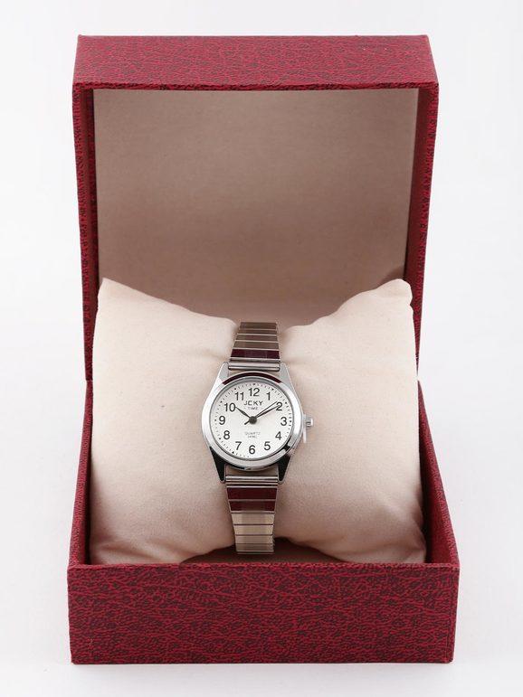 Woman watch with elastic strap