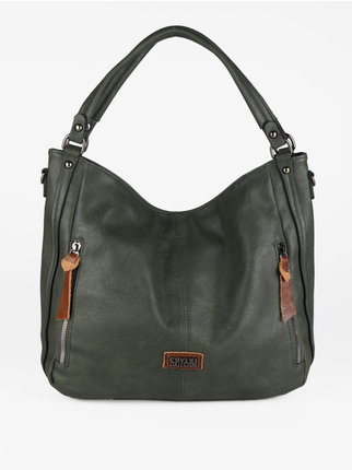 Woman's hobo model bag with zip
