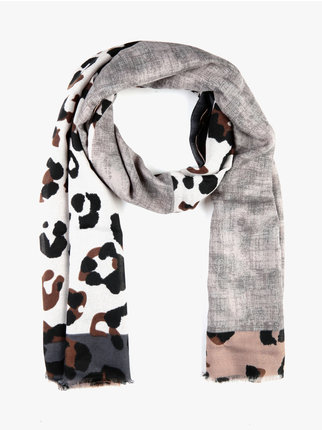 Women's animal print scarf