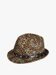 Women's animalier hat with studs