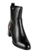 Women's ankle boots with heel and rhinestones