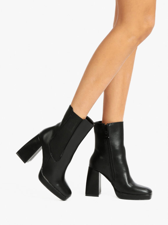 Women's ankle boots with heels