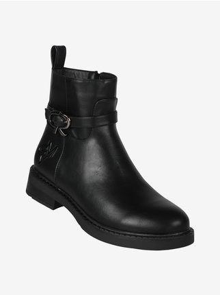 Women's ankle boots with strap