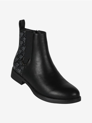 Women's ankle boots with two-tone monogram