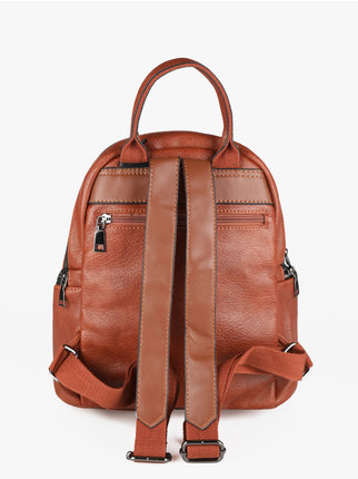 Women's backpack with zip