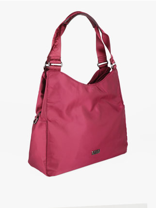 Women's bag in one-color fabric