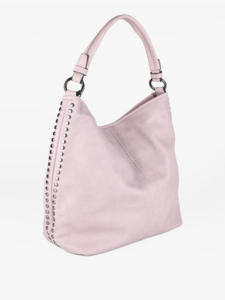 Women's bag with hobo model studs