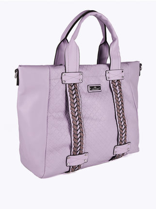 Women's bag with textured texture