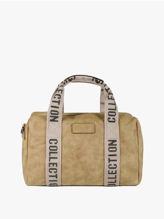 Women's bag with writing