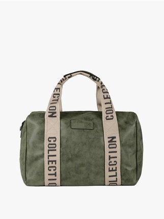 Women's bag with writing
