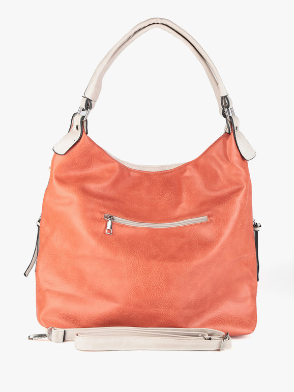 Women's bag with zippers