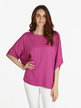 Women's blouse with batwing sleeves