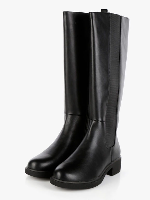 Women's boots with zipper