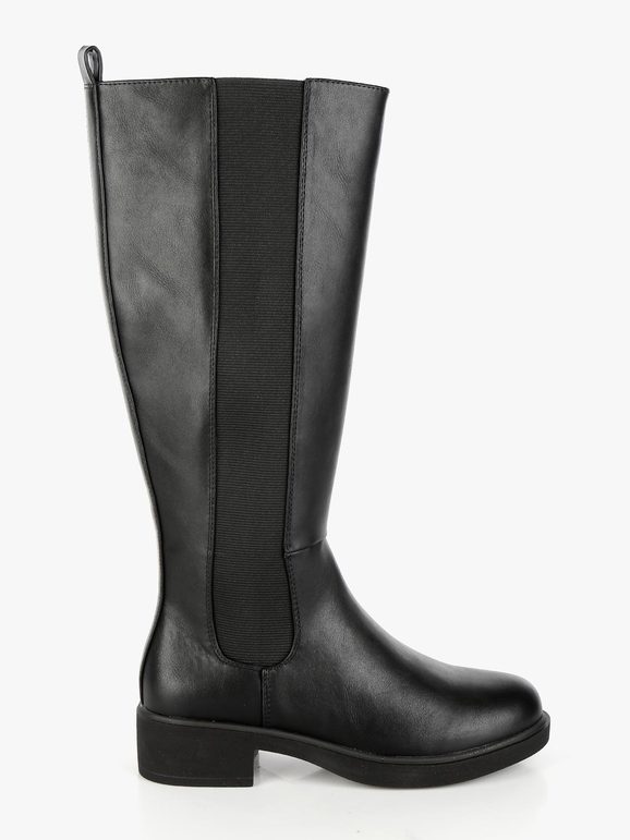 Women's boots with zipper