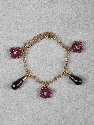 Women's bracelet with charms
