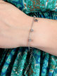 Women's bracelet with rhinestones and stars