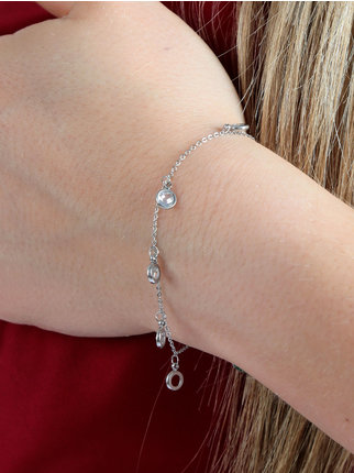Women's bracelet with rhinestones