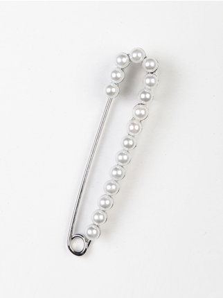 Women's brooch with pearls