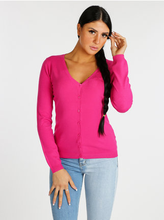 Women's cardigan with buttons