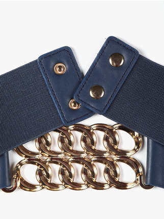 Women's chain waist belt