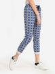 Women's checked jogger trousers