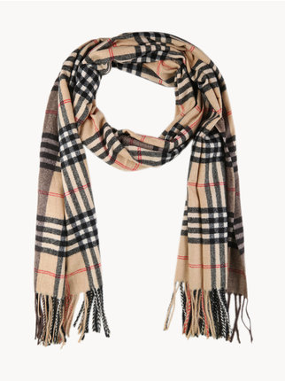 Women's checked scarf