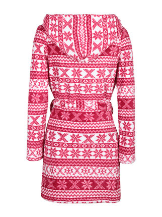 Women's Christmas hooded dressing gown