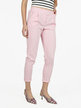 Women's cigarette trousers with cuffs