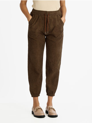 Women's corduroy trousers