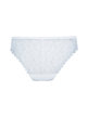 Women's cotton briefs with lace on the back