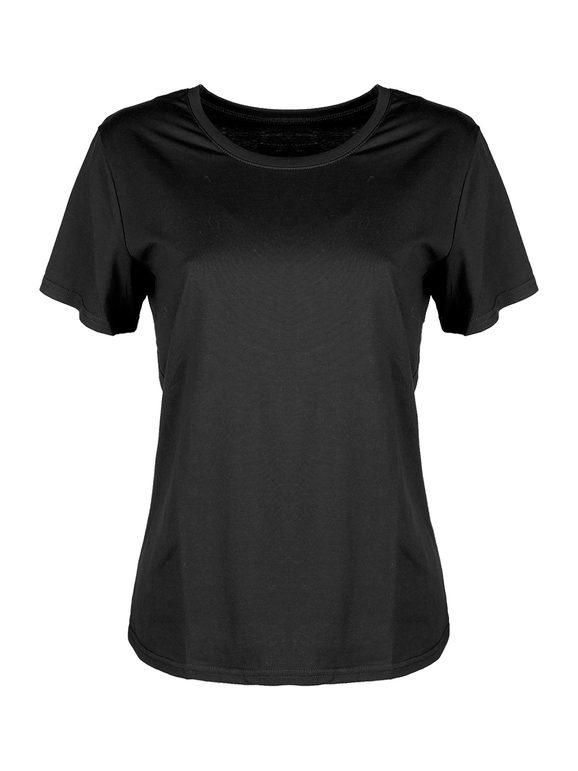 Women's cotton crew neck T-shirt