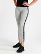 Women's cotton leggings with side bands