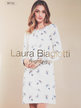 Women's cotton nightdress with prints