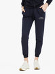 Women's cotton sports trousers with rhinestones