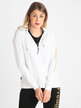 Women's cotton sweatshirt with hood and zip
