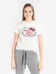 Women's cotton T-shirt with print