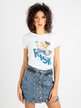 Women's cotton T-shirt with print