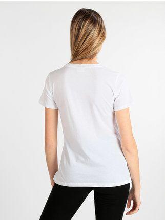 Women's cotton T-shirt with writing