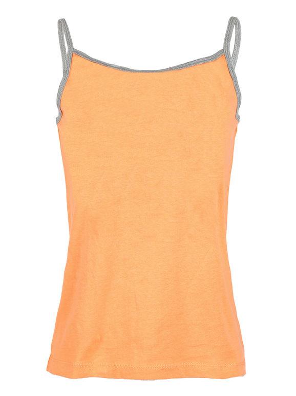 Women's cotton top with thin straps